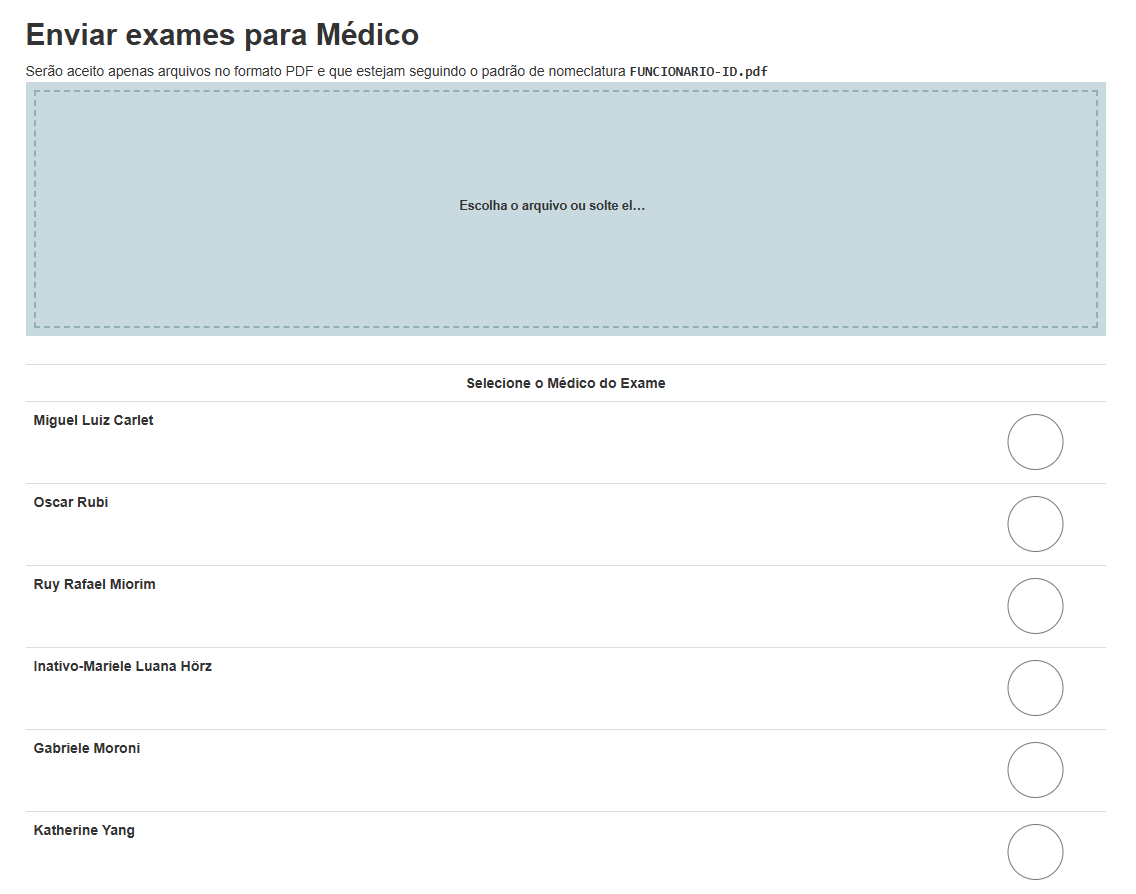 Lista de Colaboradores